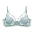 MOYISU Sexy Tushy Underwear Women's Big Boobs Small Boobs Hottie Set Ultra Thin Push-up Breast Anti-sag Soft Underwire Bra AB CD. 