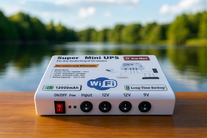 Mini%20Ups%2012V/12V/9V%2012000mAh%20Powerful%20Lithium%20Ion%20Battery%20With%20Charger%20For%20Wifi%20Router%20%7C%20Onu%20%7C%20Access%20Control%20And%20Ip%20Camera%20-%20Image%203