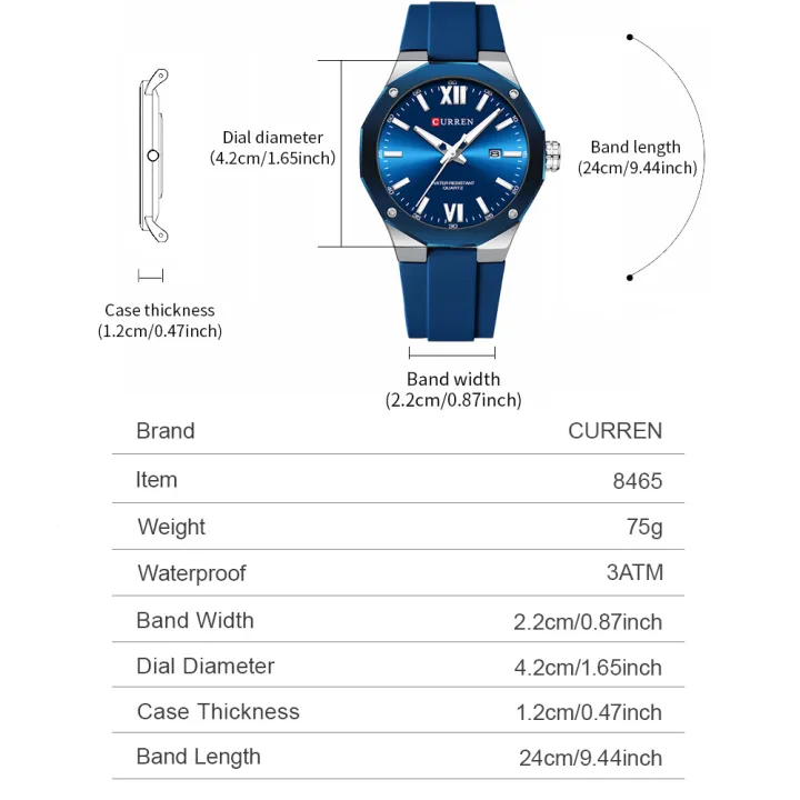 CURREN%20Simple%20Luxury%20Men's%20Watches%20New%20Business%20Quartz%20Wristwatch%20with%20Silicone%20Strap%20Luminous%20Hands%20Waterproof%20Clock%20-%20Image%204