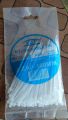 Cable tie white clip Nylon cable tie wire zip ties self locking 8 inch (100 piece packet). 