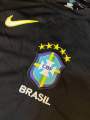 Brazil Aero-Fit Premium Black Edition Football Jersey.