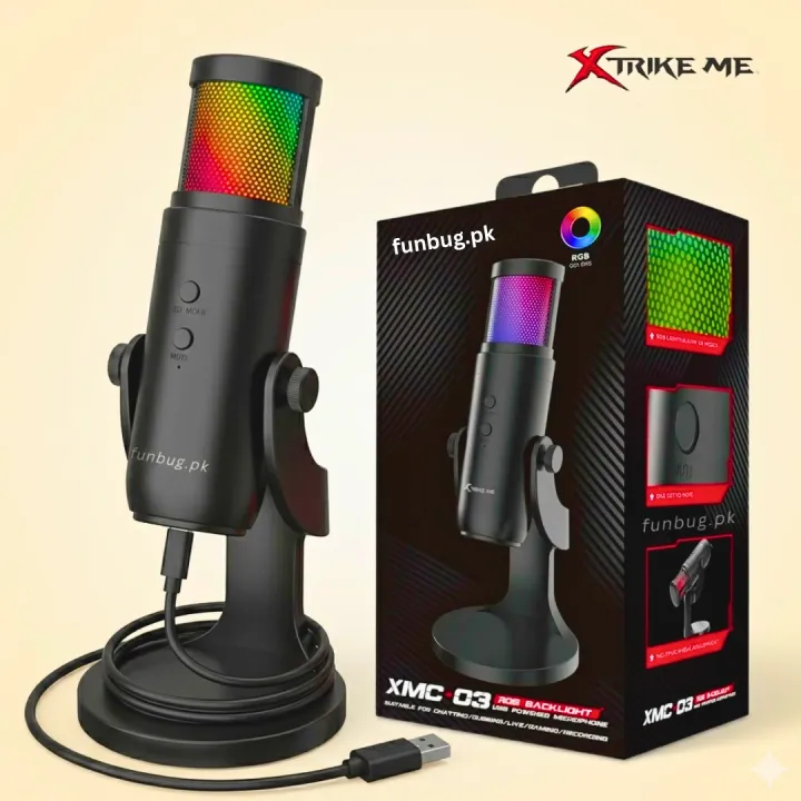 Xtrike-Me%20Professional%20Condenser%20Microphone%20for%20Studio%20Recording%20-%20USB%20Powered%20Omnidirectional%20Dynamic%20Gaming%20Mic%20for%20Mobile,%20PC,%20Desktop,%20Podcasting,%20Live%20Streaming,%20Singing,%20ASMR,%20Youtube%20-%2012%20RGB%20Lighting%20Modes%20-%20360%C2%B0%20Rotatable%20Body%20-%20XMC03%20by%20FunBug%20-%20Image%202