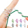 Handmade Crochet Tension Ring Adjustable Hook Ring Yarn Tension Ring For Crochet Lovers Sewing Knitting Accessories.