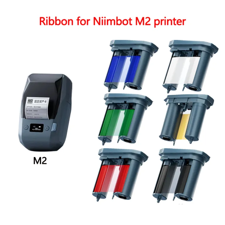 Niimbot M2 Thermal Transfer Label Printer Ribbon Black White Red Golden ...