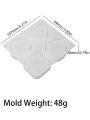 Creative 4 Holes Cement Jar Silicone Mold DIY Multiple Shapes Gypsum Scented Candle Cup Resin Mold Mini Craft Gift Making Tools.