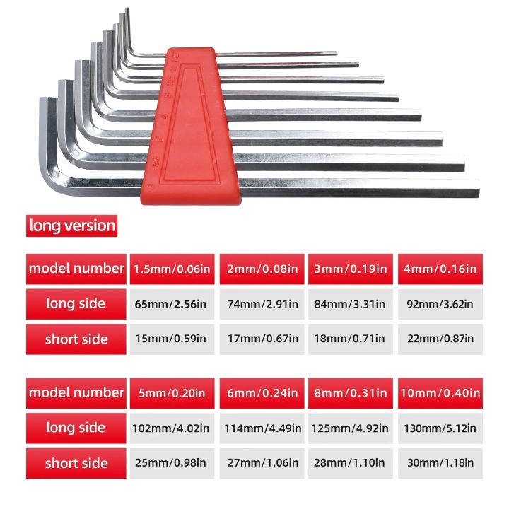 8pcs%20Allen%20Wrench%20Metric%20Wrench%20Inch%20Wrench%20L%20Wrench%20Size%20Allen%20Key%20Short%20Arm%20Tool%20Set%20Easy%20To%20Carry%20In%20The%20Pocket%202025%20-%20Image%202