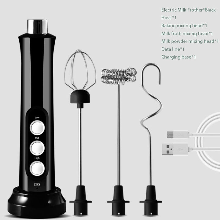 Electric%20Milk%20Frother%20Foam%20Maker%20Handheld%20Foamer%20High%20Speeds%20Drink%20Mixer%20Coffee%20Frothing%20Wand%203%20In%201%20Portable%20Rechargeable%20-%20Image%203