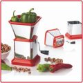 Stainless Steel Manual Hand Chopper Chilli Cutter Vegetable Chopper Manual Meat Mincer Chatni Machine. 