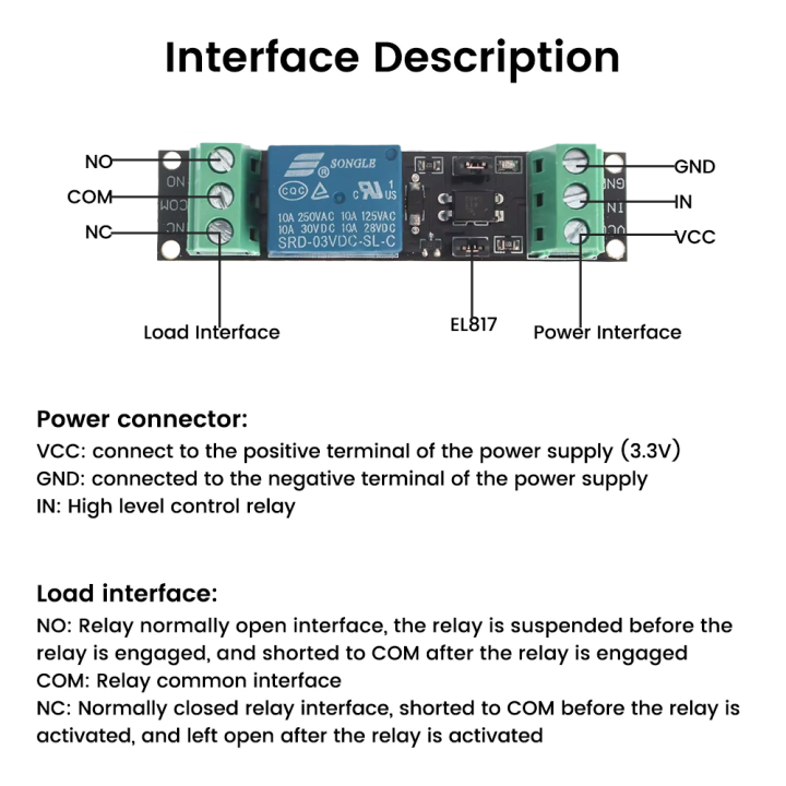 1%20Channel%203V/3.3V%20Relay%20Module%20High%20Level%20Trigger%20with%20Optocoupler%20Isolation%2010A%20250VAC/30VDC%20Drive%20Control%20Board%20for%20Arduino%20-%20Image%203