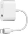 2 In 1 Splitter Lightning To Lightning And AUX 3.5mm Jack. 