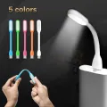 1pc Mini USB LED Lamp With Flexible Arm Portable LED Reading Light Eye-Protection Energy-Saving Mini Night Light Laptop Desktop. 