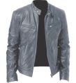 2023 Fashion Mens Leather Jacket Slim Fit Stand Collar PU Jacket Male Anti-wind Motorcycle Lapel Diagonal Zipper Jackets Men.