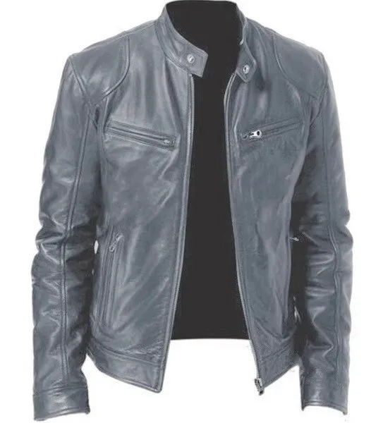 2023%20Fashion%20Mens%20Leather%20Jacket%20Slim%20Fit%20Stand%20Collar%20PU%20Jacket%20Male%20Anti-wind%20Motorcycle%20Lapel%20Diagonal%20Zipper%20Jackets%20Men%20-%20Image%204