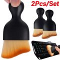 Keyboard Arc Detail Brush Air Conditioner Outlet Cleaning Brush Car Gap Dust Removal Brush Auto Center Console Cleaning Tool.