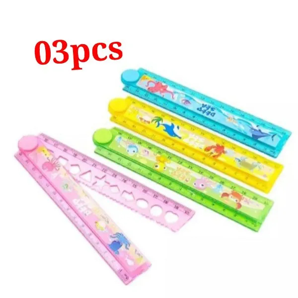 Cute%20Adjustable%20Multicolored%2012"%7B01%20Feet%7DStraight%20Ruler%20Drawing%20cute%20Funny%20for%20School,%20Office%20Supply%20-%20Image%209