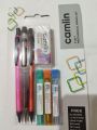 3 In One Camlin Mechanical pencil 0.5/0.7/0.9 Mm Lid Support With Lid & Eraser | Camlin 3 In 1 Mechanical Pencil Kit. 