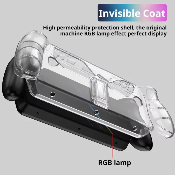 TPU%20Handheld%20Game%20Console%20Case%20Transparent%20Shockproof%20Protective%20Shell%20Ergonomic%20with%20Kickstand%20for%20ROG%20Xbox%20Ally/Ally%20X%20-%20Image%205
