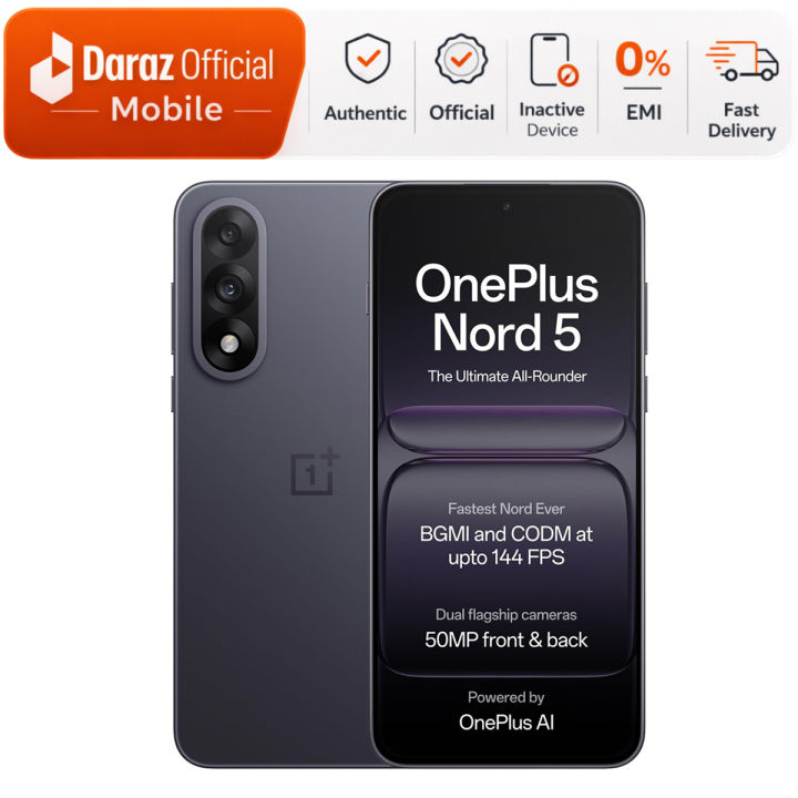 OnePlus Nord 5 5G 12GB/512GB | Snapdragon 8s Gen 3 | Official