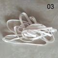 Adjustable Wedding Dress Zipper Replacement 4M & Corset Lace-Up Back Kit - 157 Inch Satin Ribbon with Ivory White Lace Trim.