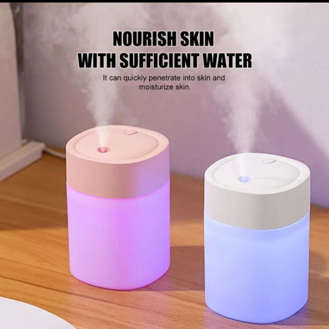 200ML Mini Humidifier USB Ultrasonic Air Humidifier LED Lamp Essential Oil Diffuser Car Purifier Aroma Anion Mist Maker portable