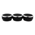 AC Heat Control Switch Knobs for Kia Rio  3pcs/set Air Conditioning Switch Knob Aluminum Alloy Auto Car Accessories. 
