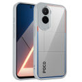 For  Poco M7 Plus 5G Case Air Cushion Silicone TPU Bumper Clear Matte Back Cover Hard Phone Case for  Poco M7 Plus. 