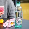 450ml 1 piece Time scale cup food grade handy cup high temperature resistant plastic student summer. 