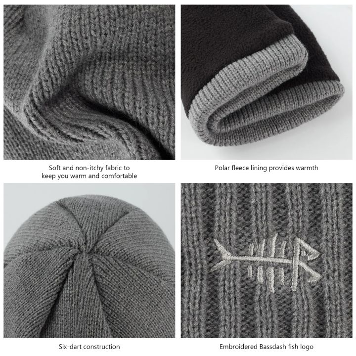 BASSDASH%20Winter%20Beanie%20Hats%20with%20Fleece%20Lining%20Thick%20Warm%20for%20Men%20Women%20Stretchy%20Fit%20Unisex%20Cuffed%20Knit%20Hat%20-%20Image%205