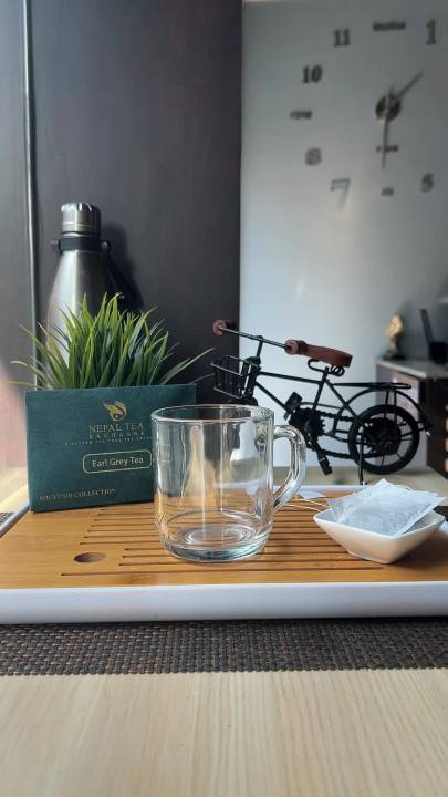 Earl Grey Tea For Cholesterol and Blood Pressure - 25 Tea Bags - Nepal Tea Exchange - Souvenir Collection