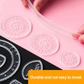 23pcs Transparent Flower Ruler Set Spirograph Drawing Ruler Tools Set - Create Stunning Spiral Drawings with Magic Templates. 