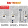 RX-021 Thermostatic Water Heater with Shower and LCD Screen, Boiler Hot Water Heater in 3 Seconds with 3500W. 