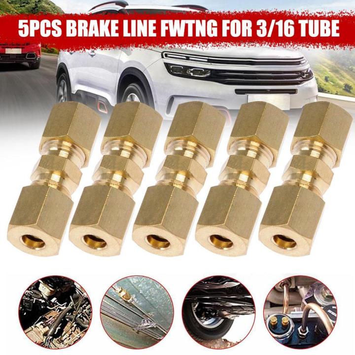Brake Line Connector for Brake Line Without Flaring 3/16 