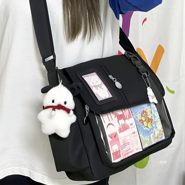 2025%20New%20Japanese%20Harajuku%20School%20Bags%20for%20Teenage%20Girls%20New%20Transparent%20Itabag%20Crossbody%20Bag%20DIY%20Badges%20Display%20Plate%20Ita%20Bag%20-%20Image%203
