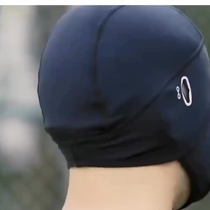Ice silk face protection cycling hood