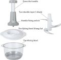 Manual Food Chopper Vegetable Grinder Press Type Meat Cutter Grinders Egg Whisk Stirrer Kitchen Multifunction Food Processor. 