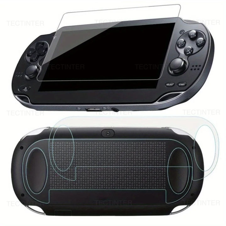 Screen Protector for Sony PS Vita PSV 1000 Front Tempered Glass +Back Clear Full HD Protective film Cover for PSV 2000 Handheld