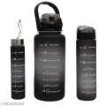 3pcs Water Bottle Colourful 2000ml 800ml 300ml 3 in 1. 