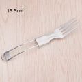 Fold Fork Spoon Stainless Steel Silver Foldable Cookware Portable Camping Outdoor Utensil Multi Purpose Chopsticks.