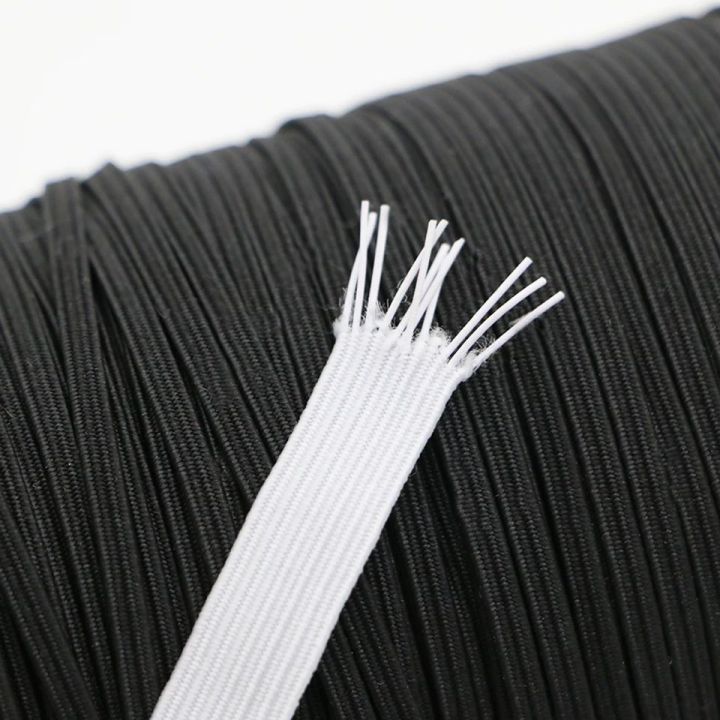 1/2"" / 10mm Flat elastic stretch cord, perfect sewing accessory for crafts. 12 YRDS