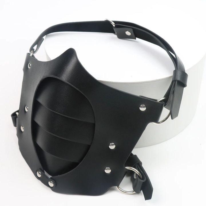 Gothic%20Punk%20Leather%20Mask%20Motorcycle%20Haze%20Face%20Mask%20Adult%20Games%20Cosplay%20Party%20Half%20Mask%20-%20Image%203