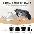 Multi-Functional Metal Desktop Stand Game Console Holder for ROG Xbox Ally/X/Switch 2/Steam Deck Game Console Accessories.