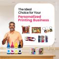 Splashjet CMYBK Sublimation Ink for Epson L130 Printers | Premium Heat Transfer Ink for Mugs, T-Shirts & More.