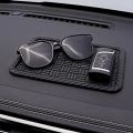Durable PVC Anti Slip Car Mat - Heat and Sun Resistant Phone and Key Storage Mat.