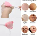 2 pcs Double Head Facial Mask Brush Silicone Applicator. 