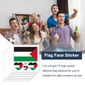 10-100pcs Palestine Face Arm Stickers Water Transfer Sticker Vibrant Colors Palestine Flag Tattoo Sticker Effortless Removal. 