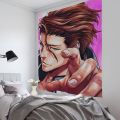 Sosuke Aizen Comics Bleach Tapestry Room Decor Wall Cloth Party Hanging Background Room Decor Baby Room. 