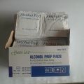 prep alcohol pads.
