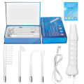 Home Use High Frequency Beauty Products Facial Therapy Wand Machine Set Portable Skin Beauty Equipment. 