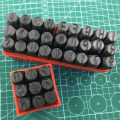 Steel Die Metal Stamping kit Punch Tool Number Letter Alphabet Stamps Tools DIY Jewelry Gold Silver Metal leather LOGO Stamp. 