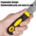 Needle File Set,Hand Metal Files, Hardened Alloy Strength Steel Set includes Triangular, Round, and Half-Round File. 